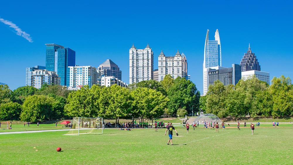 Impressive Mid-Downtown Residence Heart Of Peidmont Park Atlanta Exterior foto