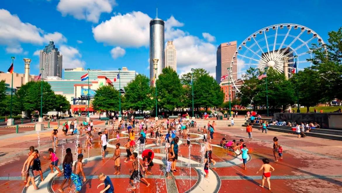 Impressive Mid-Downtown Residence Heart Of Peidmont Park Atlanta Exterior foto